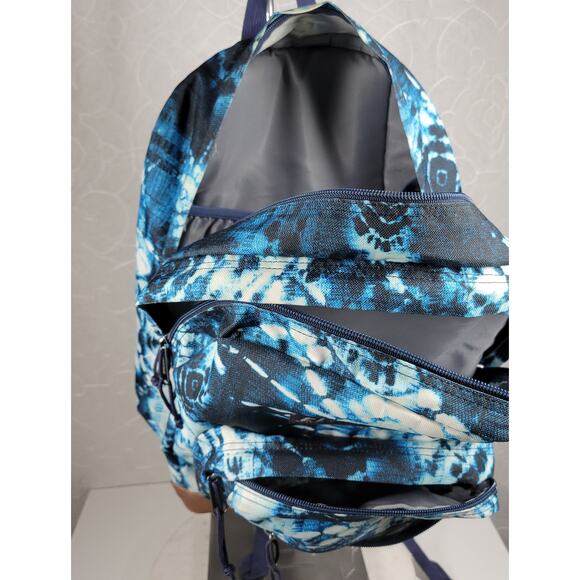 Trans by Jansport Backpack 18" Indigo SuperBreak Padded Laptop Sleeve School Bag - Picture 8 of 16